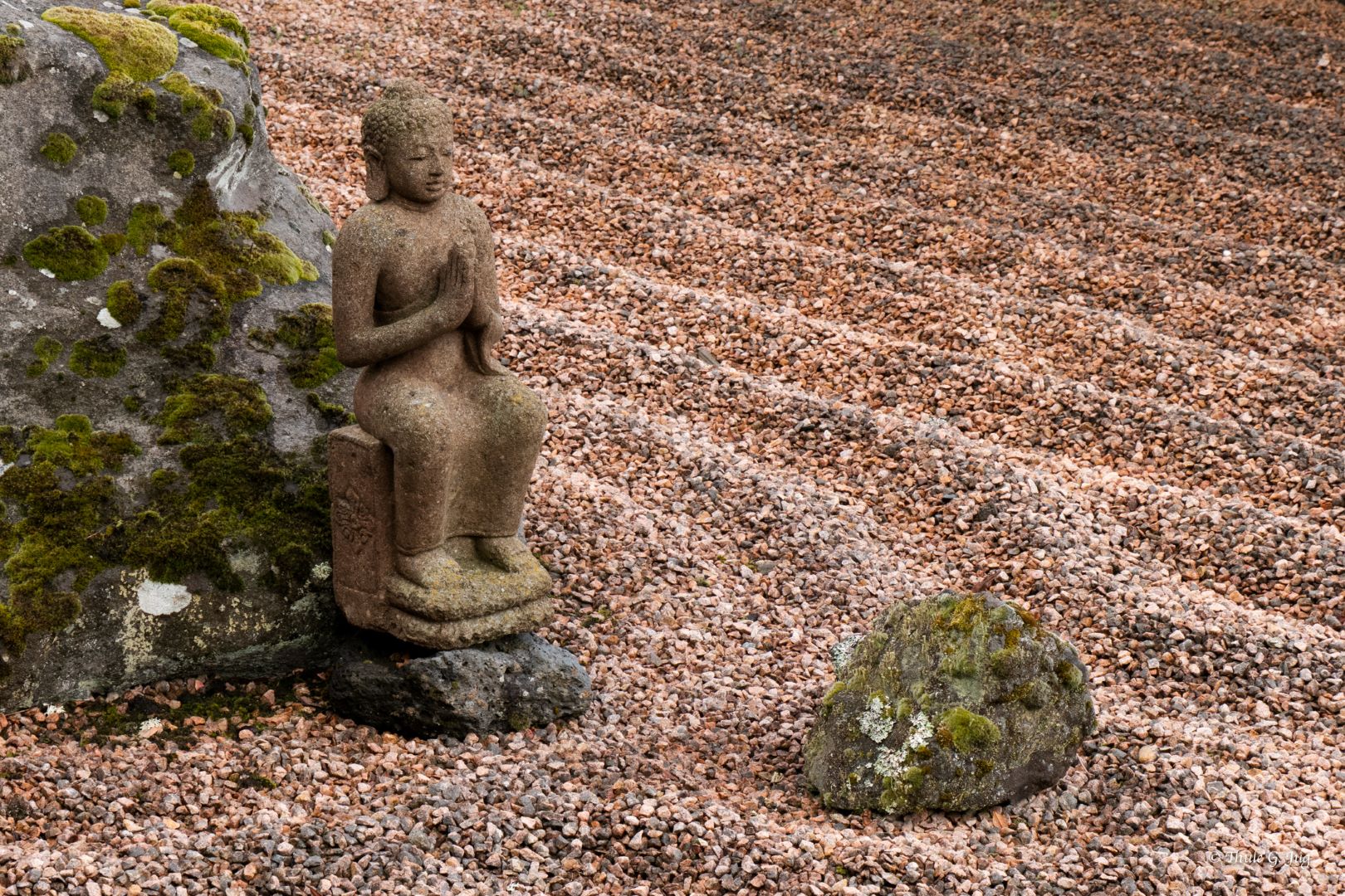 Vier Symbole für die Vier Edlen Wahrheiten