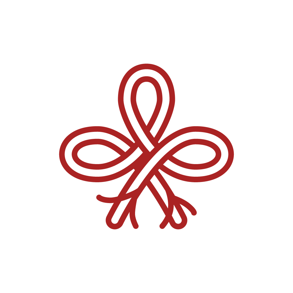 Vier Symbole für die Vier Edlen Wahrheiten