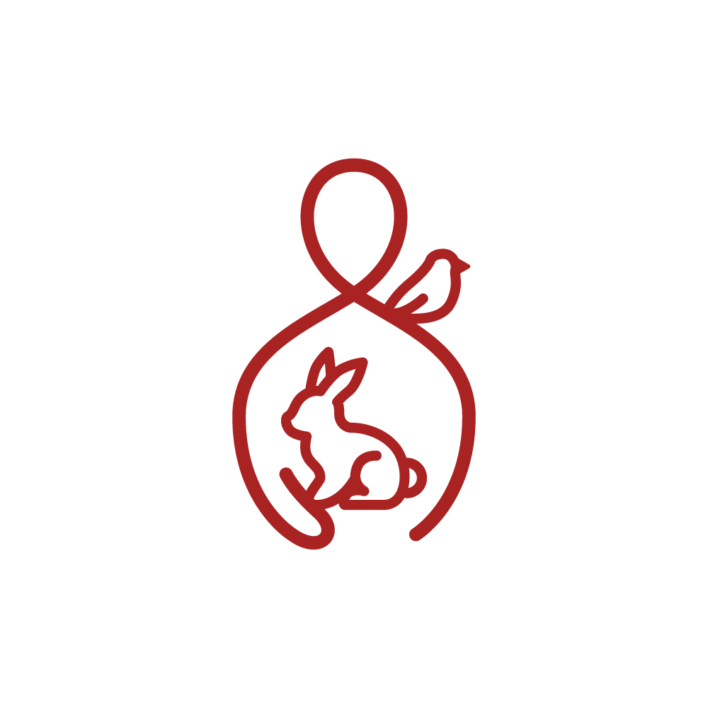 Vier Symbole für die Vier Edlen Wahrheiten