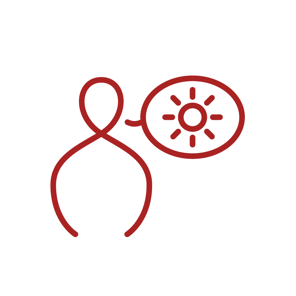 Vier Symbole für die Vier Edlen Wahrheiten