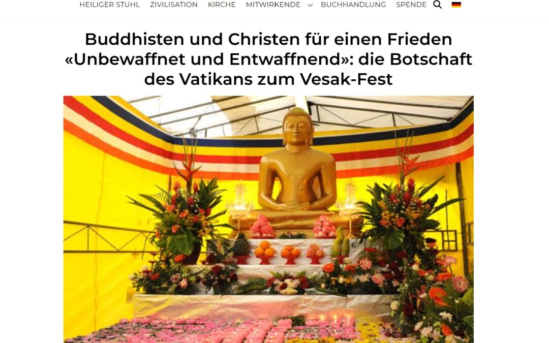 Die Botschaft des Vatikans zum Vesakh-Fest